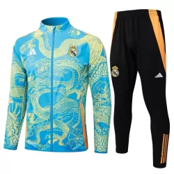 Real Madrid Treningsjakkedresser Herre 2024/2025 Dragon Grønn Real Madrid Treningsjakkedresser Herre 2024/2025 Dragon Grønn