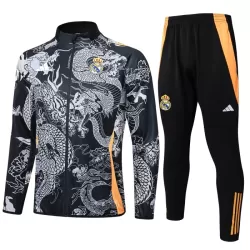 Real Madrid Treningsjakkedresser Herre 2024/2025 Dragon Svart Real Madrid Treningsjakkedresser Herre 2024/2025 Dragon Svart