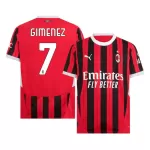 AC Milan Gimenez 7 Hjemmedrakt Herre 2024/2025