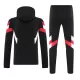 Manchester United Hoodie Trenings Collegegenser Herre 2024/2025 Svart