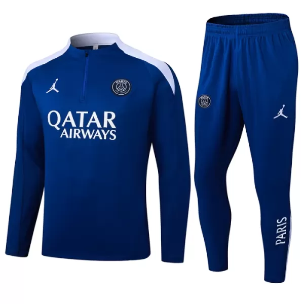 Paris Saint-Germain Kvart-Zip Trenings Collegegenser Herre 2024/2025 Blå Paris Saint-Germain Kvart-Zip Trenings Collegegenser Herre 2024/2025 Blå