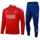 Paris Saint-Germain Kvart-Zip Trenings Collegegenser Herre 2024/2025 Rød Paris Saint-Germain Kvart-Zip Trenings Collegegenser Herre 2024/2025 Rød