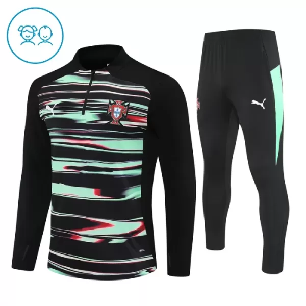 Portugal Kvart-Zip Trenings Collegegenser Barn 2024/2025 Portugal Kvart-Zip Trenings Collegegenser Barn 2024/2025