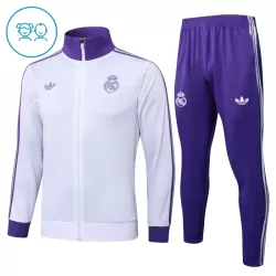 Real Madrid Treningsjakkedresser Barn 2024/2025 Hvit Real Madrid Treningsjakkedresser Barn 2024/2025 Hvit