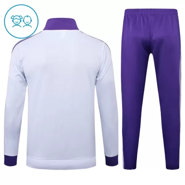 Real Madrid Treningsjakkedresser Barn 2024/2025 Hvit