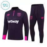 West Ham United Kvart-Zip Trenings Collegegenser Barn 2024/2025