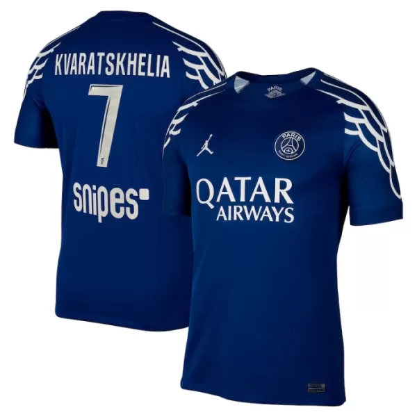 Paris Saint-Germain Kvaratskhelia 7 Fjerdedrakt Herre 2024/2025 Paris Saint-Germain Kvaratskhelia 7 Fjerdedrakt Herre 2024/2025