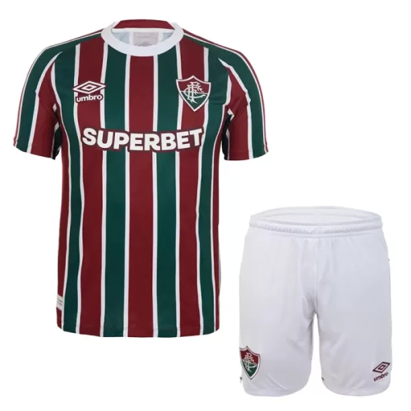 Fluminense FC Hjemmedrakt Barn 2025-26 - med Bukse Fluminense FC Hjemmedrakt Barn 2025-26 - med Bukse