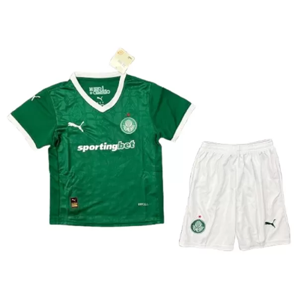 Palmeiras Hjemmedrakt Barn 2025-26 - med Bukse Palmeiras Hjemmedrakt Barn 2025-26 - med Bukse