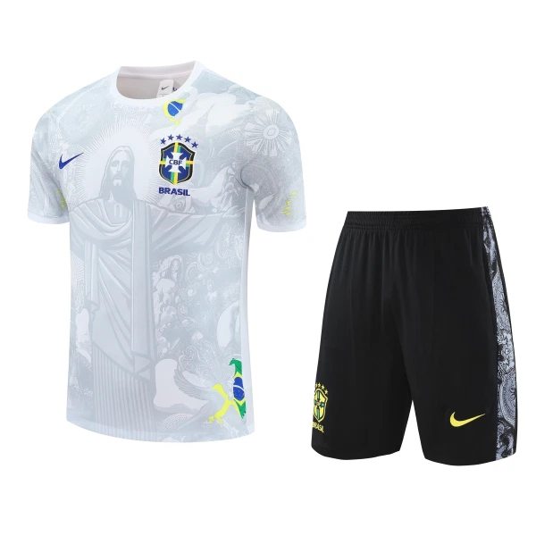Brasil Drakt Barn 2024/2025 Spesiell Hvit Brasil Drakt Barn 2024/2025 Spesiell Hvit