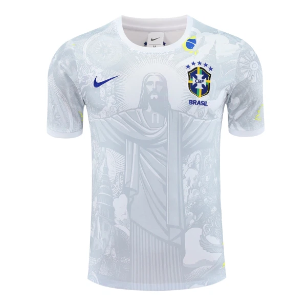 Brasil Drakt Herre 2024/2025 Spesiell Hvit Brasil Drakt Herre 2024/2025 Spesiell Hvit