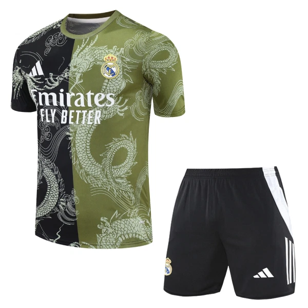 Real Madrid Drakt Barn 2024/2025 Dragon Grønn Real Madrid Drakt Barn 2024/2025 Dragon Grønn