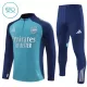 Arsenal Kvart-Zip Trenings Collegegenser Barn 2025-26 Blå Arsenal Kvart-Zip Trenings Collegegenser Barn 2025-26 Blå