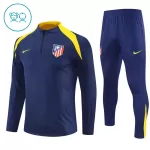 Atlético Madrid Kvart-Zip Trenings Collegegenser Barn 2025-26 Navy