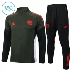 FC Bayern München Kvart-Zip Trenings Collegegenser Barn 2025-26 Grønn FC Bayern München Kvart-Zip Trenings Collegegenser Barn 2025-26 Grønn