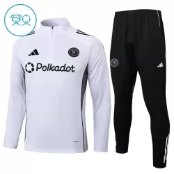 Inter Miami CF Kvart-Zip Trenings Collegegenser Barn 2025-26 Hvit Inter Miami CF Kvart-Zip Trenings Collegegenser Barn 2025-26 Hvit