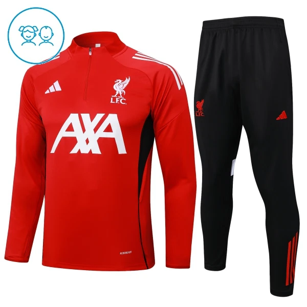 Liverpool Kvart-Zip Trenings Collegegenser Barn 2024/2025 Rød Liverpool Kvart-Zip Trenings Collegegenser Barn 2024/2025 Rød