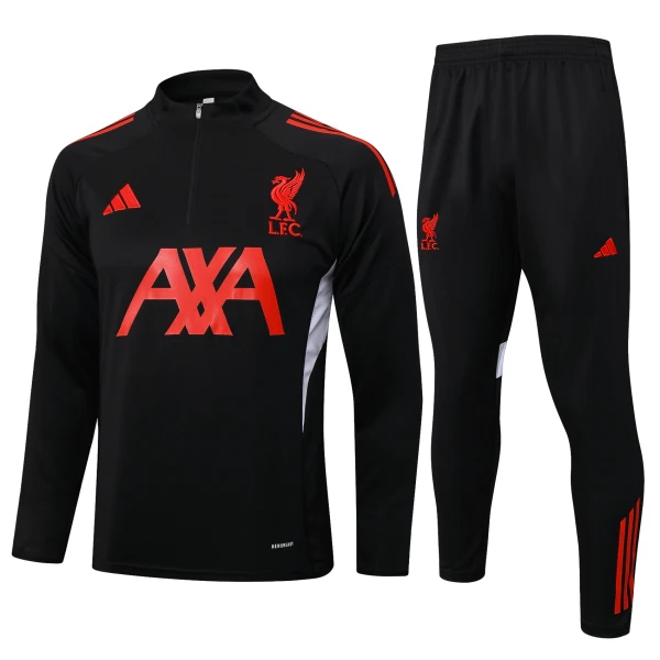 Liverpool Kvart-Zip Trenings Collegegenser Herre 2024/2025 Svart Liverpool Kvart-Zip Trenings Collegegenser Herre 2024/2025 Svart