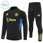 Manchester United Kvart-Zip Trenings Collegegenser Barn 2025-26