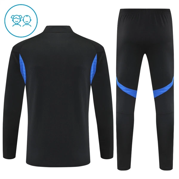 Manchester United Kvart-Zip Trenings Collegegenser Barn 2025-26