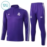 Real Madrid Kvart-Zip Trenings Collegegenser Barn 2025-26 Lilla