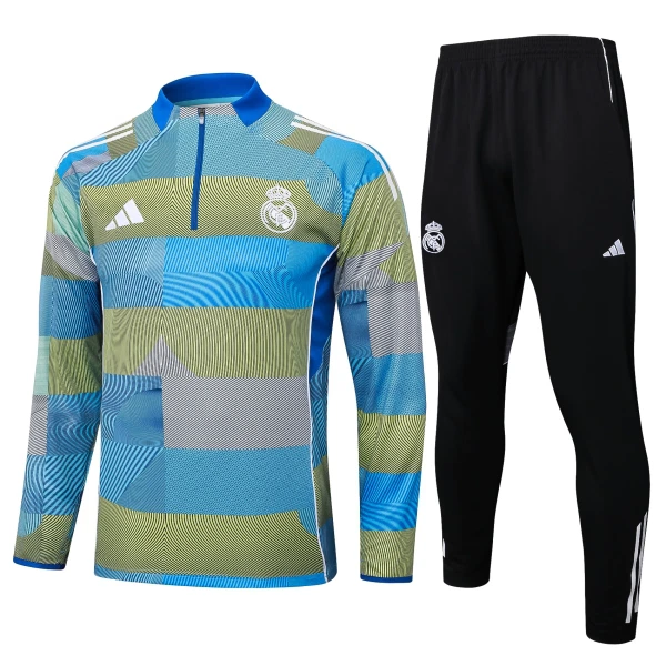 Real Madrid Kvart-Zip Trenings Collegegenser Herre 2025-26 Real Madrid Kvart-Zip Trenings Collegegenser Herre 2025-26