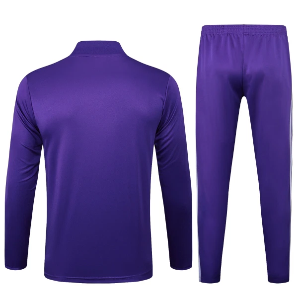 Real Madrid Kvart-Zip Trenings Collegegenser Herre 2025-26 Lilla