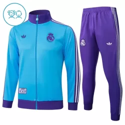 Real Madrid Treningsjakkedresser Barn 2025-26 Blå Real Madrid Treningsjakkedresser Barn 2025-26 Blå