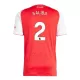 Arsenal Saliba 2 Hjemmedrakt Herre 2025-26 Arsenal Saliba 2 Hjemmedrakt Herre 2025-26