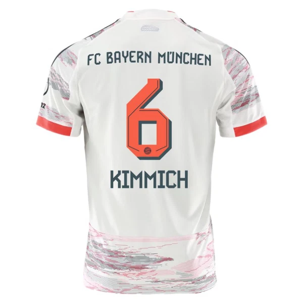 FC Bayern München Joshua Kimmich 6 Bortedrakt Herre 2025-26 FC Bayern München Joshua Kimmich 6 Bortedrakt Herre 2025-26