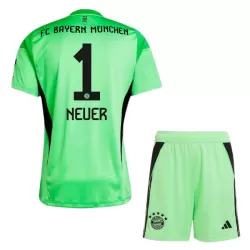 FC Bayern München Neuer 1 Keeper Drakt Barn 2025-26 Grønn FC Bayern München Neuer 1 Keeper Drakt Barn 2025-26 Grønn