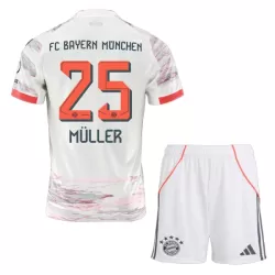 FC Bayern München Thomas Müller 25 Bortedrakt Barn 2025-26 - med Bukse FC Bayern München Thomas Müller 25 Bortedrakt Barn 2025-26 - med Bukse