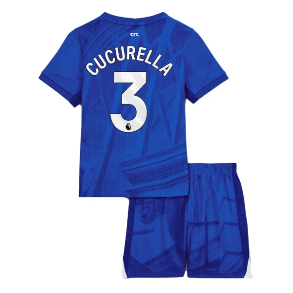 Chelsea Cucurella 3 Hjemmedrakt Barn 2025-26 - med Bukse Chelsea Cucurella 3 Hjemmedrakt Barn 2025-26 - med Bukse