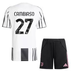 Juventus Cambiaso 27 Hjemmedrakt Barn 2025-26 - med Bukse Juventus Cambiaso 27 Hjemmedrakt Barn 2025-26 - med Bukse