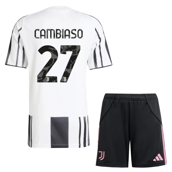 Juventus Cambiaso 27 Hjemmedrakt Barn 2025-26 - med Bukse