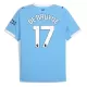Manchester City De Bruyne 17 Hjemmedrakt Herre 2025-26 Manchester City De Bruyne 17 Hjemmedrakt Herre 2025-26