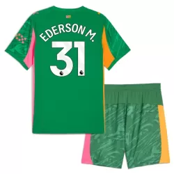 Manchester City Ederson M. 31 Keeper Drakt Barn 2025-26 Grønn Manchester City Ederson M. 31 Keeper Drakt Barn 2025-26 Grønn