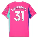 Manchester City Ederson M. 31 Keeper Drakt Herre 2025-26 Rosa