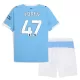 Manchester City Foden 47 Hjemmedrakt Barn 2025-26 - med Bukse Manchester City Foden 47 Hjemmedrakt Barn 2025-26 - med Bukse