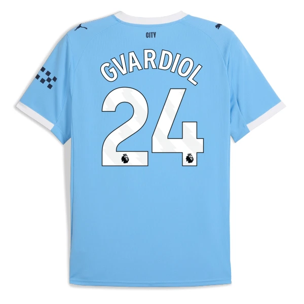 Manchester City Gvardiol 24 Hjemmedrakt Herre 2025-26 Manchester City Gvardiol 24 Hjemmedrakt Herre 2025-26