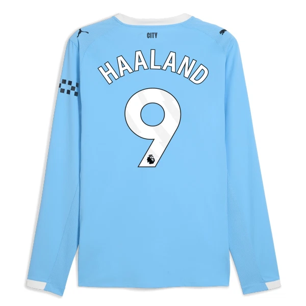 Manchester City Haaland 9 Hjemmedrakt Herre 2025-26 Langermet Manchester City Haaland 9 Hjemmedrakt Herre 2025-26 Langermet