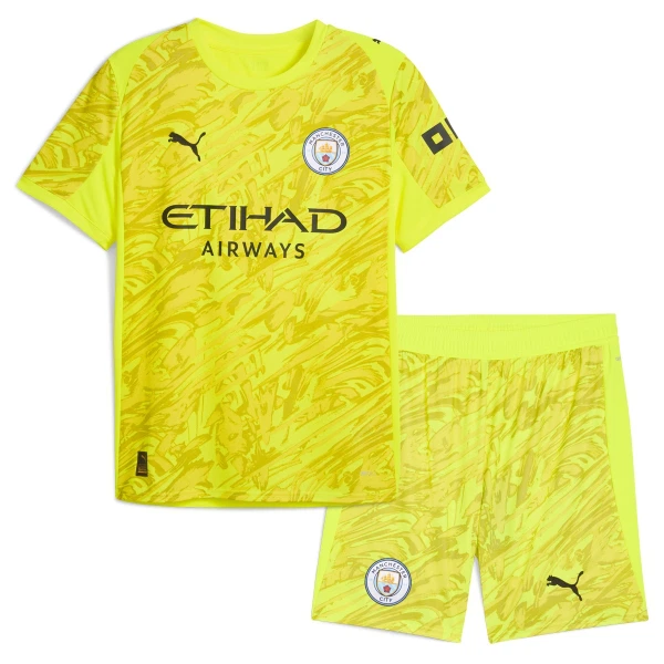 Manchester City Keeper Drakt Barn 2025-26 Gul Manchester City Keeper Drakt Barn 2025-26 Gul