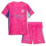 Manchester City Keeper Drakt Barn 2025-26 Rosa