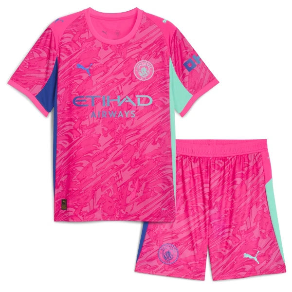 Manchester City Keeper Drakt Barn 2025-26 Rosa Manchester City Keeper Drakt Barn 2025-26 Rosa