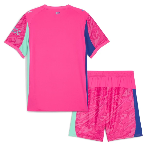 Manchester City Keeper Drakt Barn 2025-26 Rosa