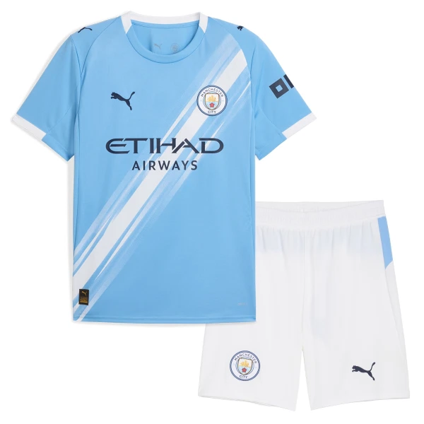 Manchester City Marmoush 7 Hjemmedrakt Barn 2025-26 - med Bukse