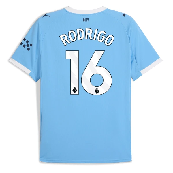 Manchester City Rodrigo 16 Hjemmedrakt Herre 2025-26 Manchester City Rodrigo 16 Hjemmedrakt Herre 2025-26