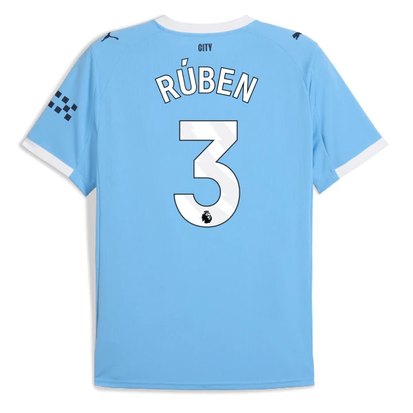 Manchester City Rúben 3 Hjemmedrakt Herre 2025-26 Manchester City Rúben 3 Hjemmedrakt Herre 2025-26