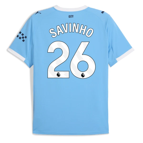 Manchester City Savinho 26 Hjemmedrakt Herre 2025-26 Manchester City Savinho 26 Hjemmedrakt Herre 2025-26