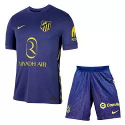 Atlético Madrid Bortedrakt Barn 2025-26 - med Bukse Atlético Madrid Bortedrakt Barn 2025-26 - med Bukse